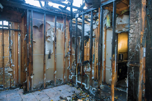 Professional Emergency Fire Cleanup technician working in Hawthorne, NJ